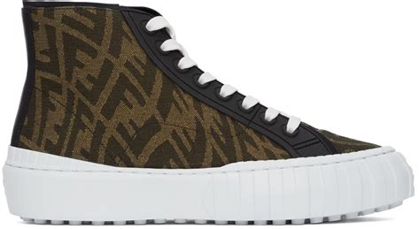 used fendi sneakers|high top Fendi sneakers.